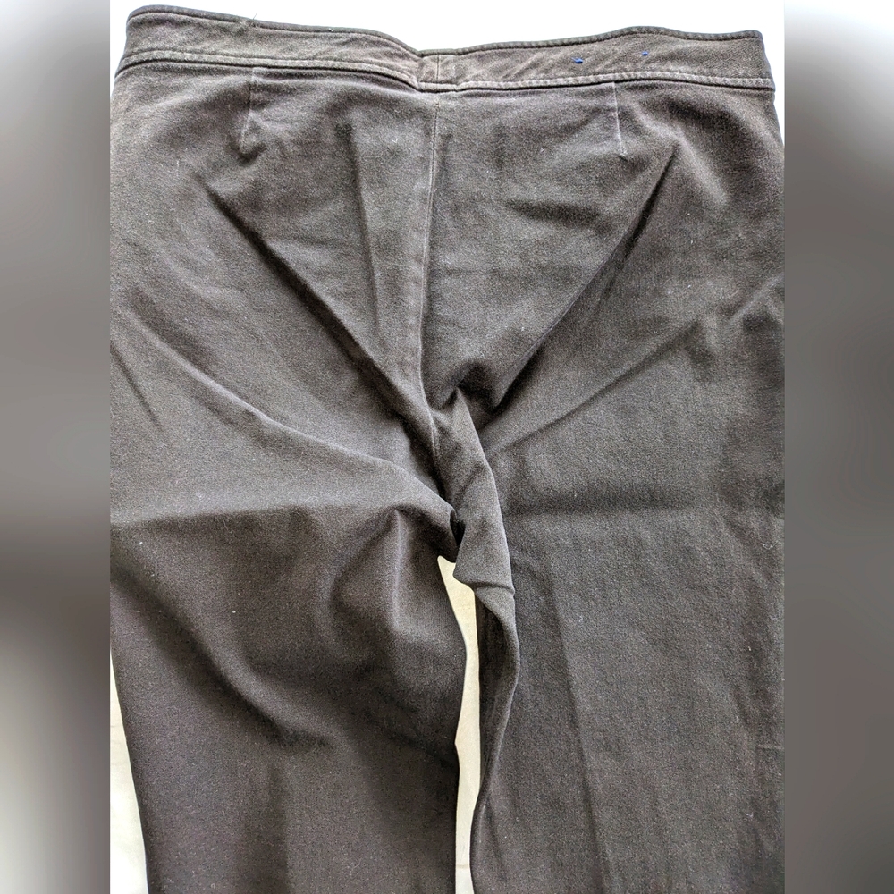 CHAPS Women's Double Button Petite Pants - Picture 7 of 8